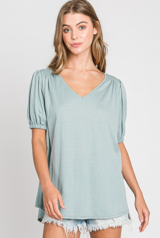 Charlotte V Neck Top