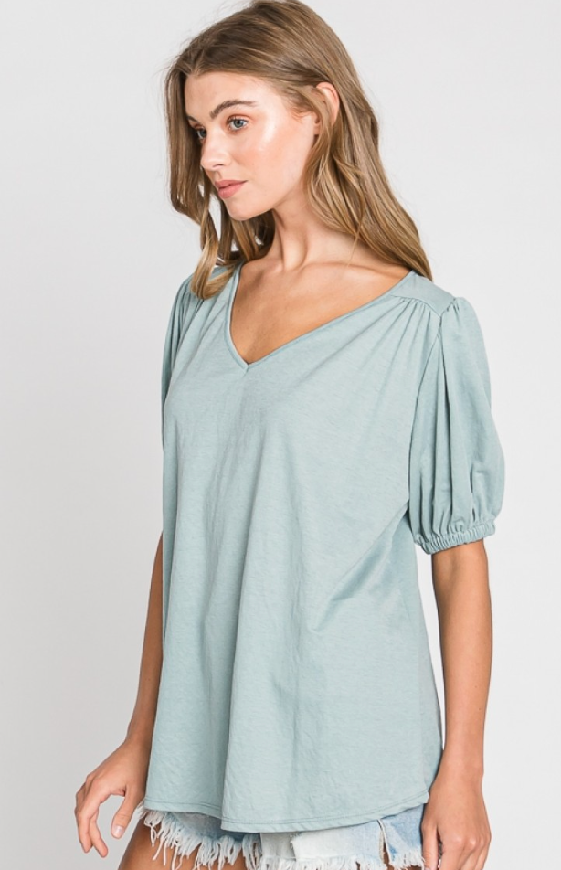 Charlotte V Neck Top