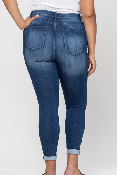 Susan Mid Rise Pull On Jeans