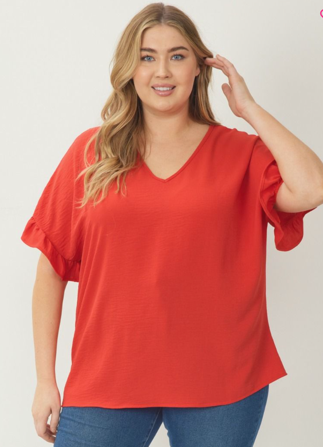 Emmie V Neck Top