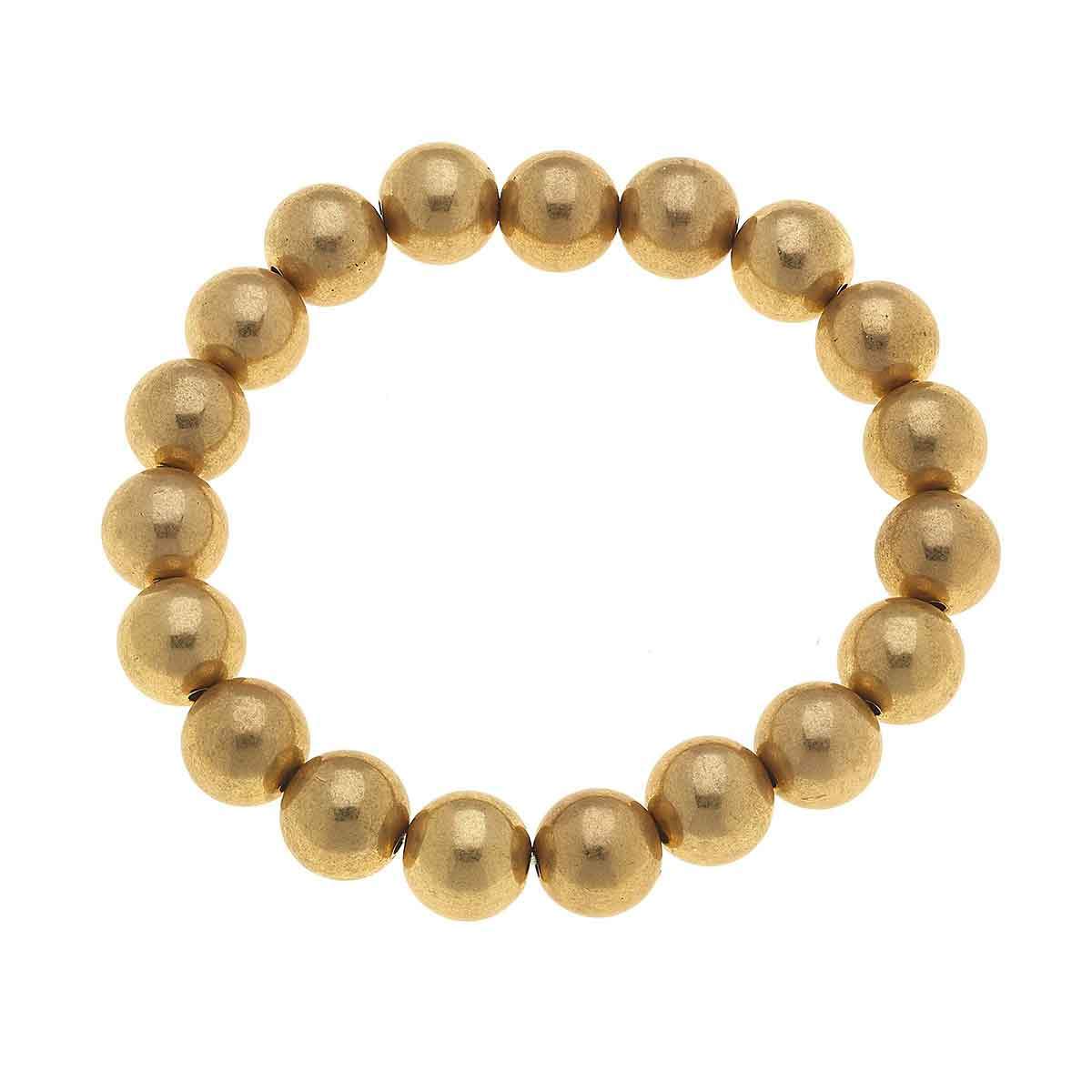 Eleanor Gold Beaded Bracelet