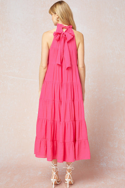 Chloe Mock Neck Maxi Dress