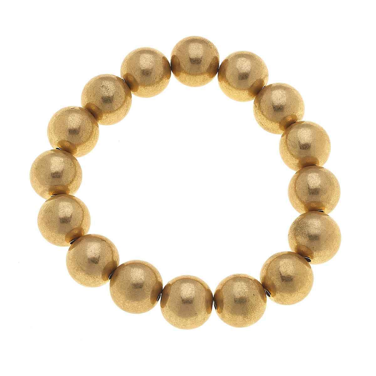 Eleanor Gold Beaded Bracelet