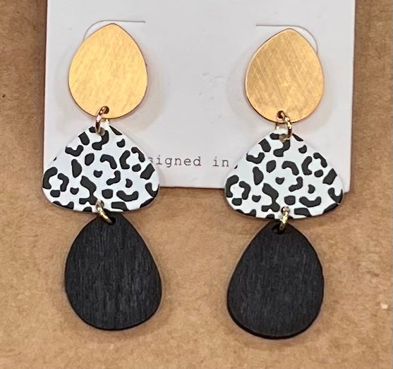 Harmony Wooden Earrings