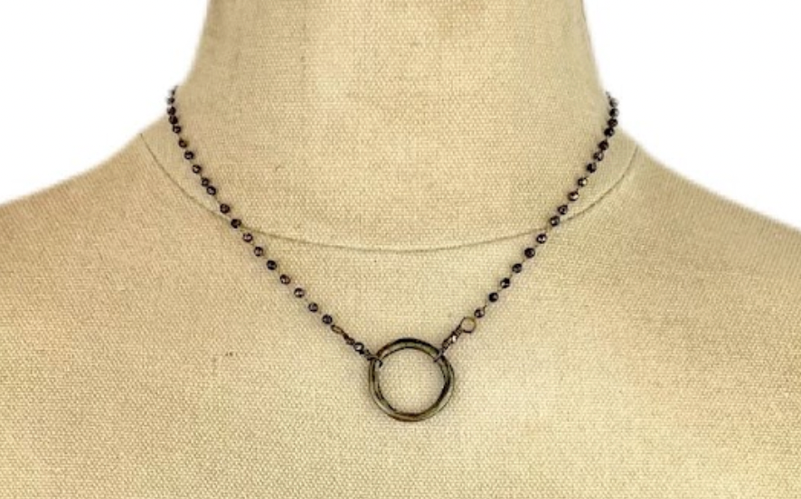 Molly Bronze Circle Necklace
