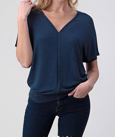 Rosa V Neck Basic Top