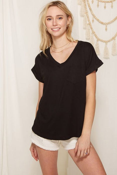 Charlene V Neck Top