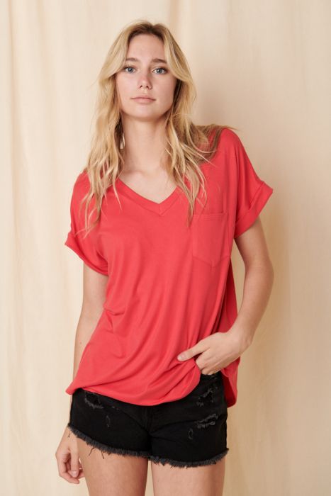 Charlene V Neck Top