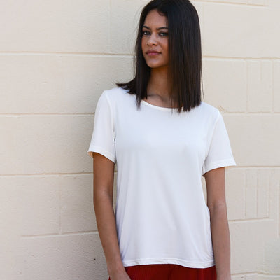 Sara Short Sleeve Basic Top