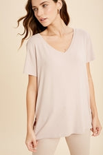 Tay V Neck Basic Top